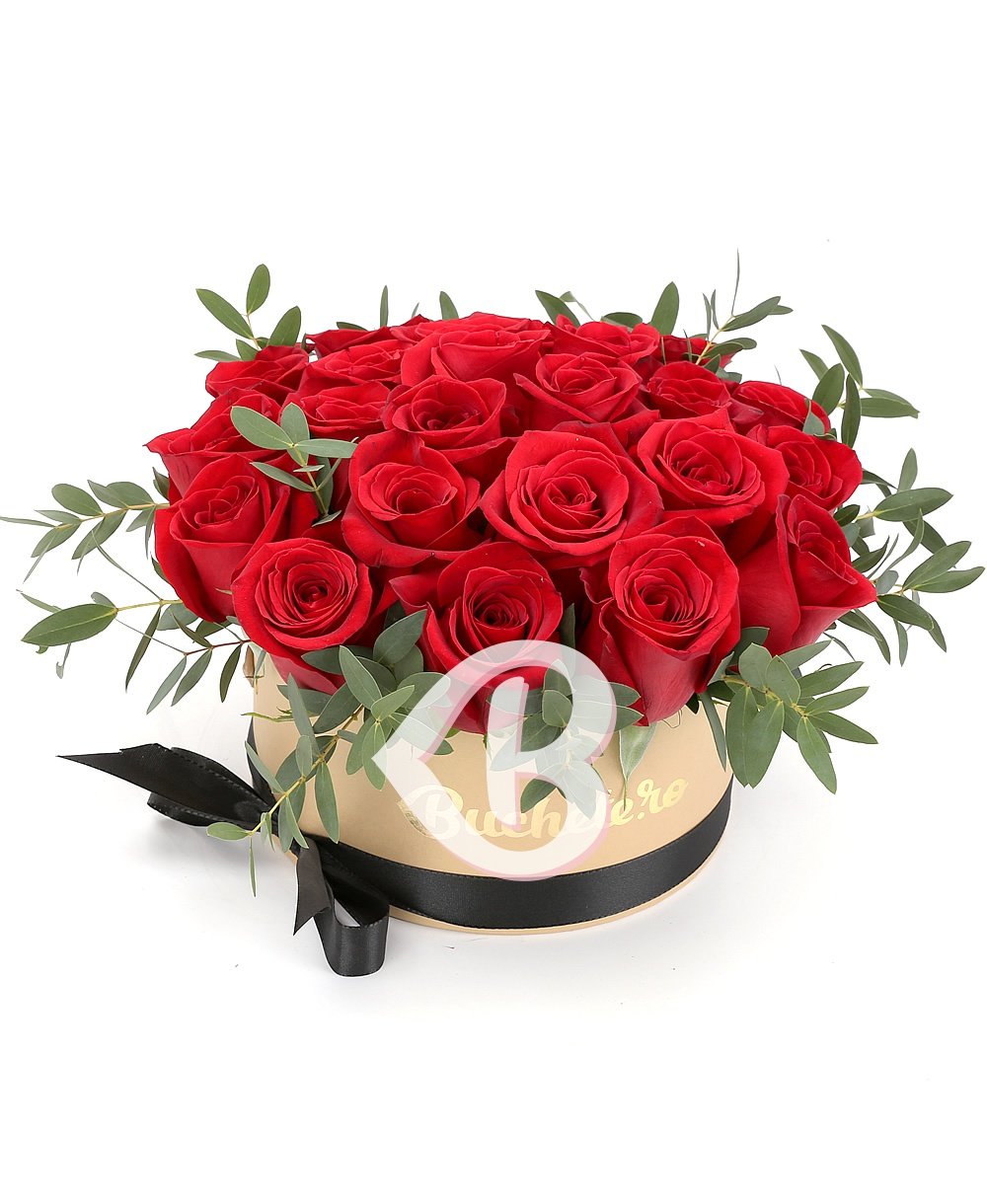 Imaginea produsului 23 Trandafiri Roșii în Cutie