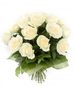 Imaginea produsului Buchet 17 Trandafiri Albi Imaginea produsului Buchet 17 Trandafiri Albi