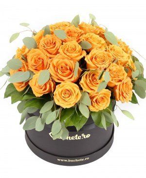 Imaginea produsului 31 Trandafiri Portocalii în Cutie Imaginea produsului 31 Trandafiri Portocalii în Cutie