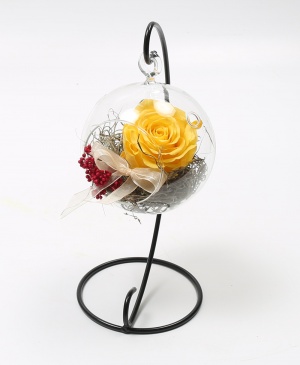 Imaginea produsului Trandafir Galben Criogenat în Glob Imaginea produsului Trandafir Galben Criogenat în Glob