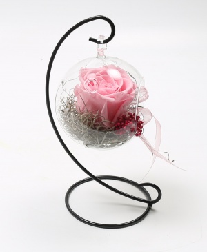 Imaginea produsului Trandafir Roz Criogenat în Glob Imaginea produsului Trandafir Roz Criogenat în Glob