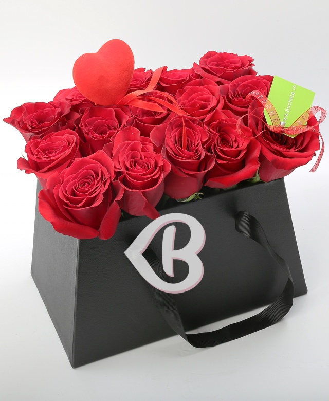 Imaginea produsului Trandafiri în Cutie Eleganță