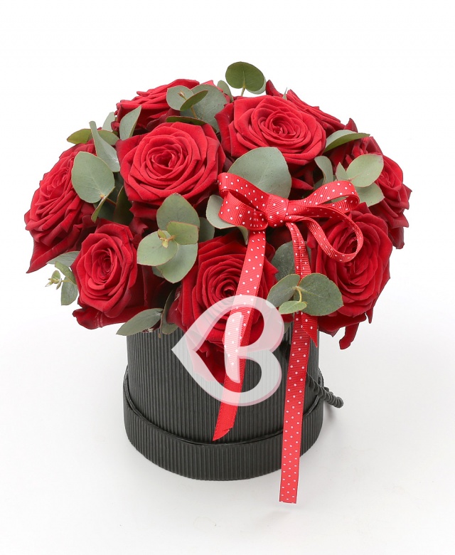 Imaginea produsului Cutie Cu 11 Trandafiri Roșii