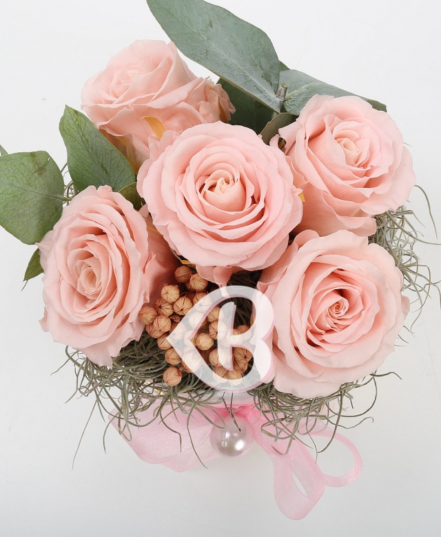 Imaginea produsului Cutie 5 Trandafiri Criogenați Roz