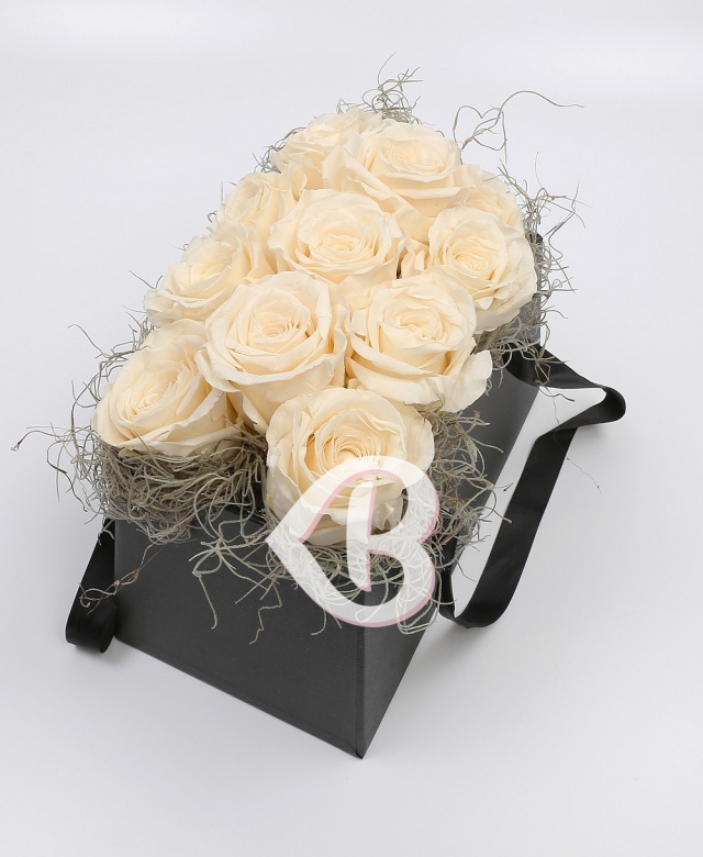 Imaginea produsului Cutie 11 Trandafiri Criogenați Albi