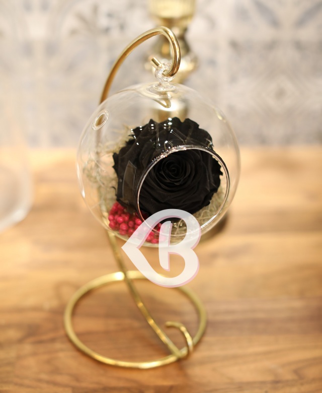 Imaginea produsului Trandafir Negru Criogenat în Glob