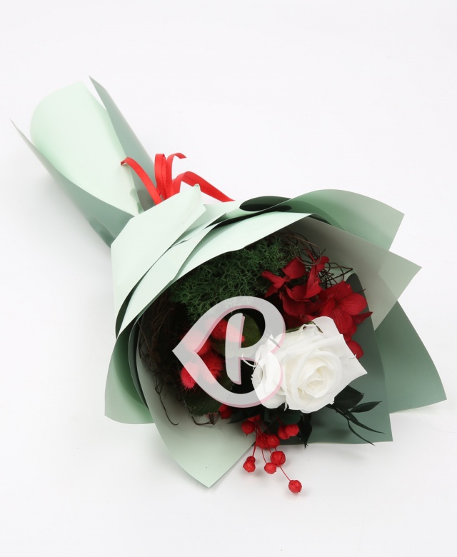 Imaginea produsului Buchet Trandafir Alb Criogenat